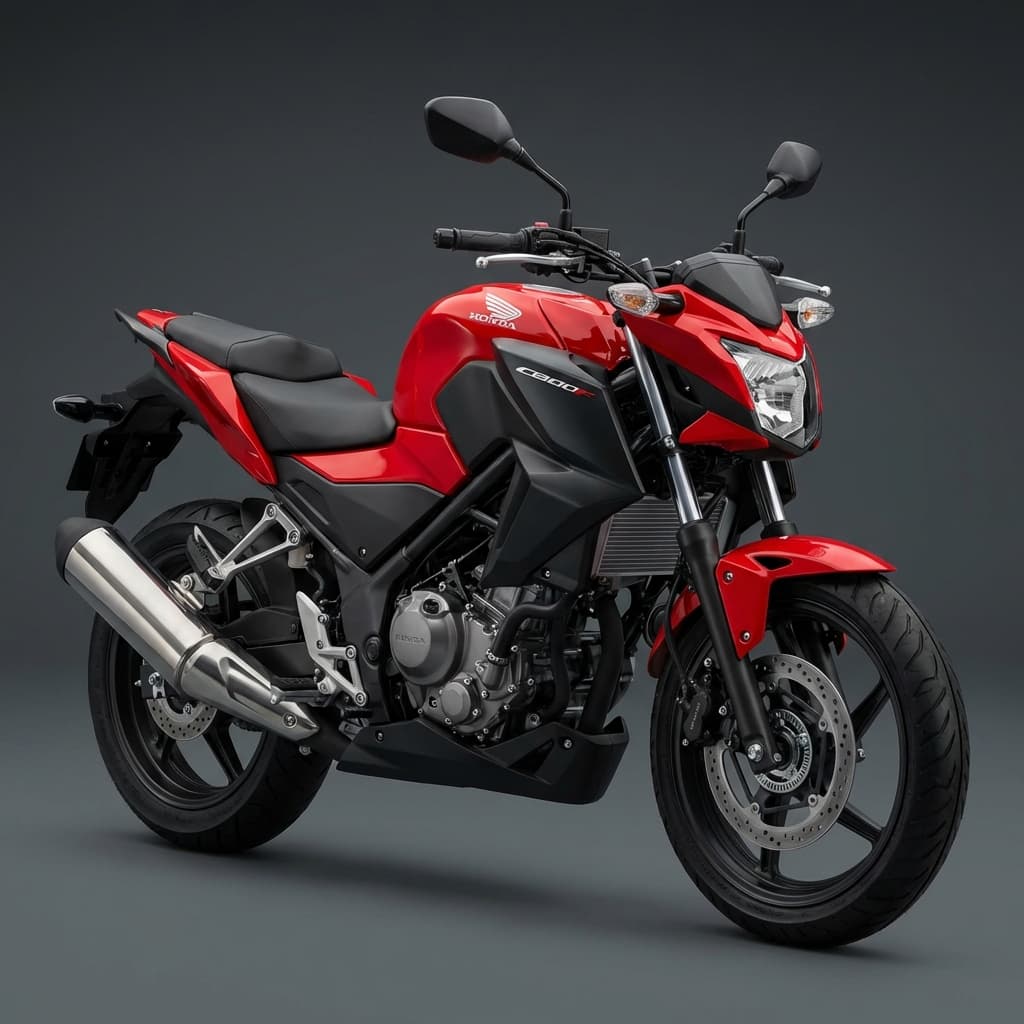 CB300F in Sports Red